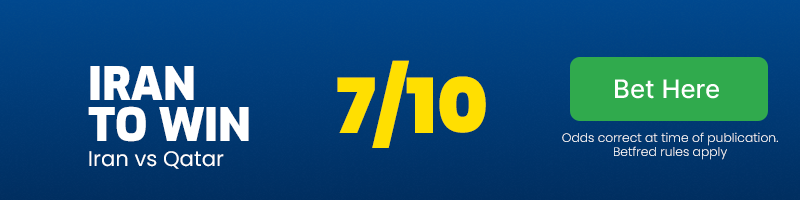 Iran to win at 7/10