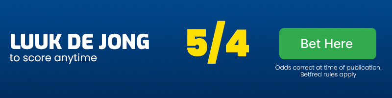Luuk de jong to score anytime at 5-4