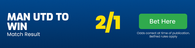 Man utd to win at 2-1
