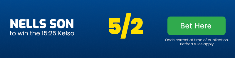 Nells son to win the 15. 25 kelso at 5-2