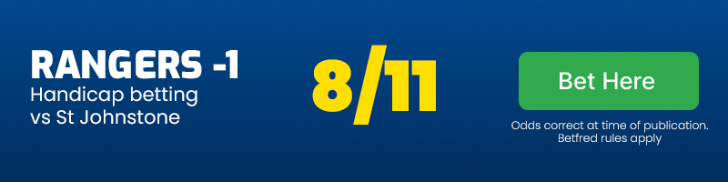 Rangers -1 handicap betting vs st johnstone