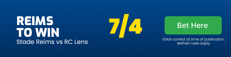 Stade reims to beat rc lens at 7-4
