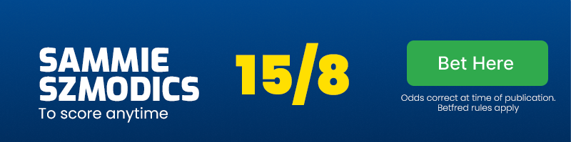 Sammie szmodics to score anytime at 15/8