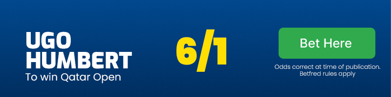 Ugo humbert at 6/1
