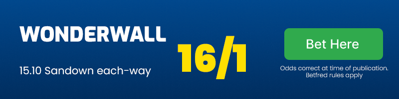Wonderwall 15. 10 sandown
