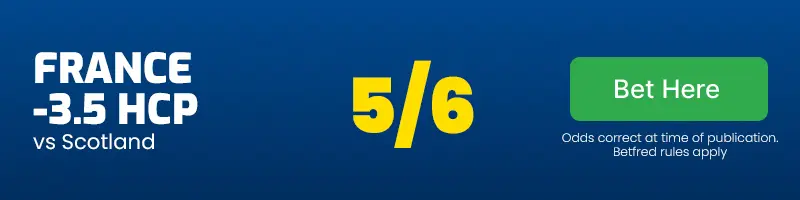 France -3. 5 hcp