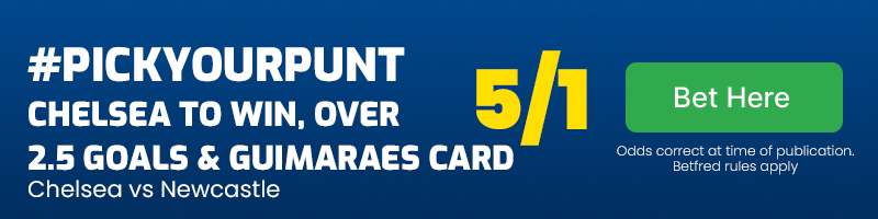 5-1 #pickyourpunt in chelsea vs newcastle