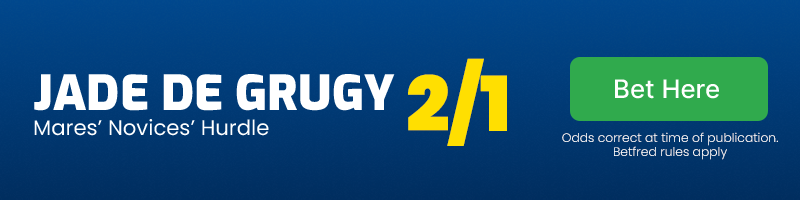 Jade de grugy - mares' novices' hurdle @ 2/1