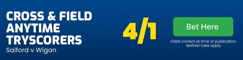 Deon cross & jai field anytime tryscorers @ 4/1