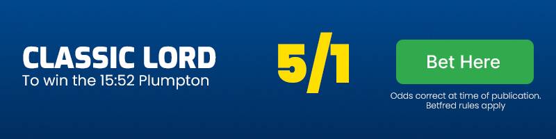 Classic lord to win 15. 52 plumpton at 5-1