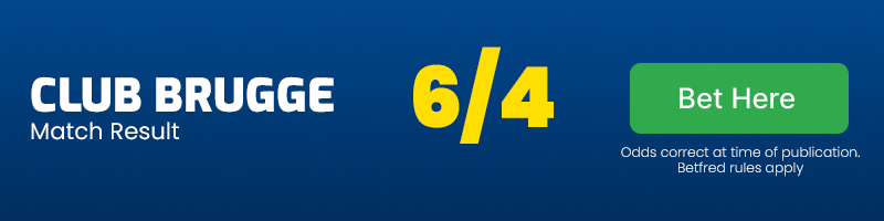 Club brugge to win at 6-4