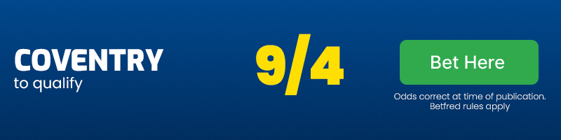 Coventry to qualify at 9-4