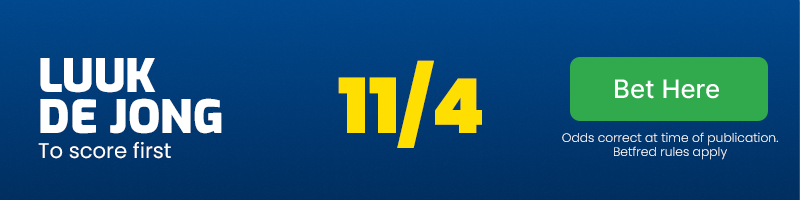 Luuk de jong to score first at 11/4