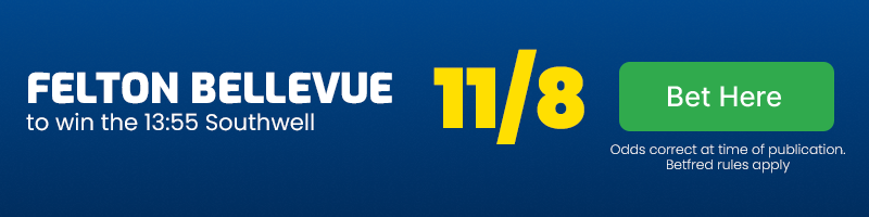 Felton bellevue to win 13. 55 southwell at 11-8