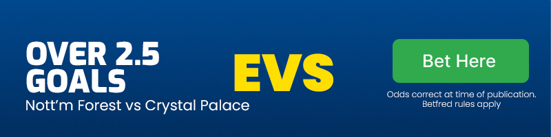 Over 2. 5 goals at evs