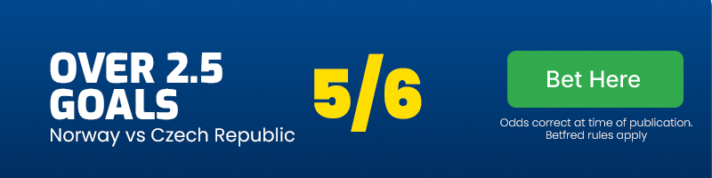 Over 2. 5 goals at 5/6