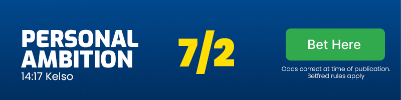 Personal ambition at 7/2