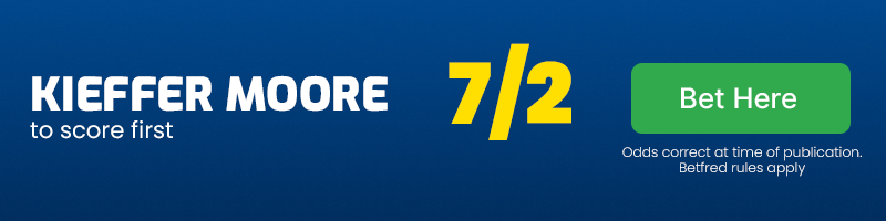 Kieffer moore to score first at 7-2