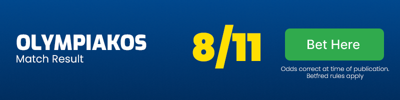 Olymiakos to win at 8-11