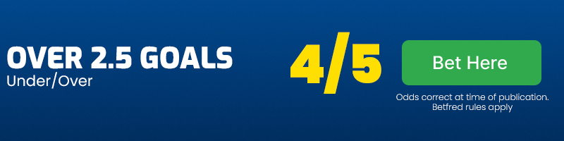 Over 2. 5 goals at 4-5