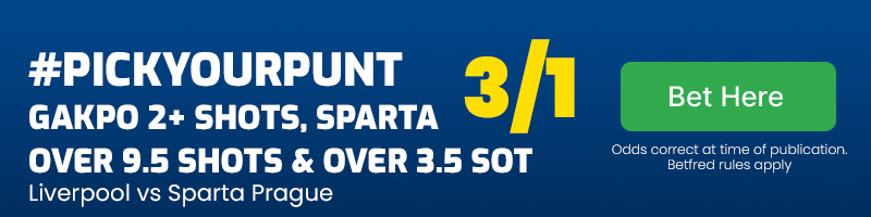 #pickyourpunt in liverpool vs sparta prague at 3-1