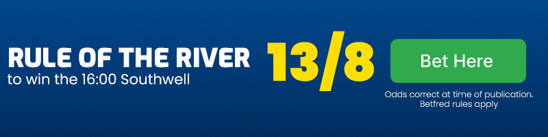 Rule of the river to win the 16. 00 southwell at 13-8