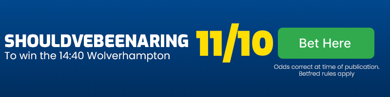 Shouldvebeenaring to win 14. 40 wolves at 11-10