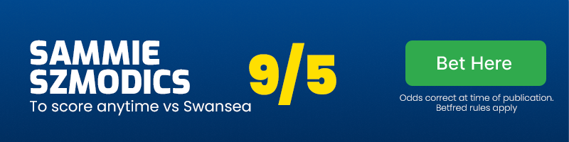 Sammie szmodics to score anytime at 9/5