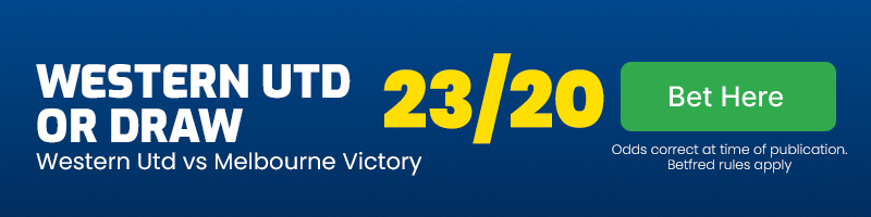Western united or draw vs melbourne victory at 23-20