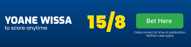 Yoane wissa to score anytime at 15-8