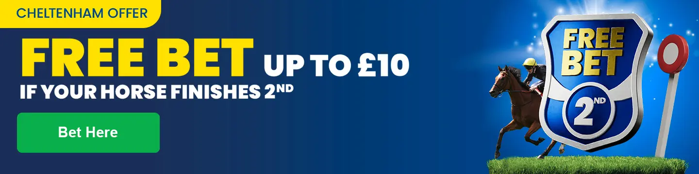Cheltenham free bet if 2nd