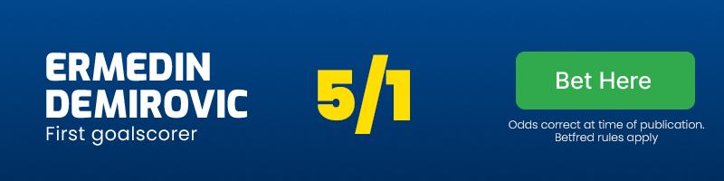 Demirovic to score first @ 5/1