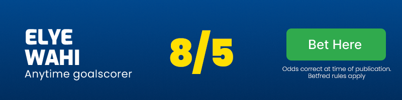 Elye wahi anytime scorer @ 8/5