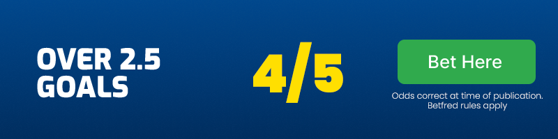 Over 2. 5 goals motherwell vs hibs @ 4/5