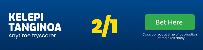 Kelepi tanginoa to score v london @ 2/1