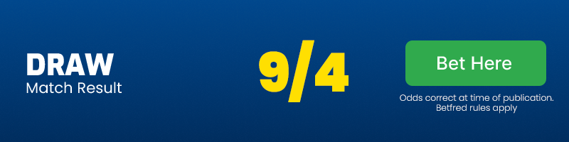 Blackburn v sheff wed draw @ 9/4