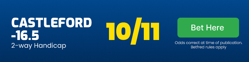 Castleford -16. 5 @ 10/11