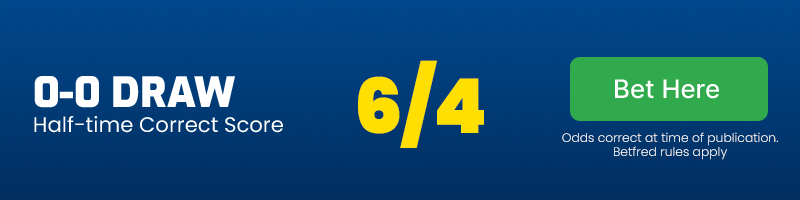 Qpr v sheff wed 0-0 at ht @ 6/4