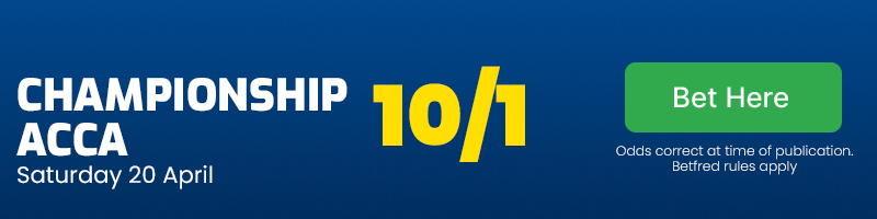Championship acca at 10/1