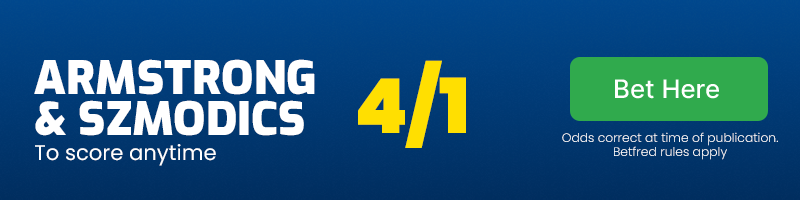 Amstrong and szmodics to score anytime at 4/1