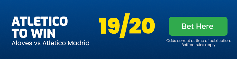 Atletico to beat alaves at 19-20