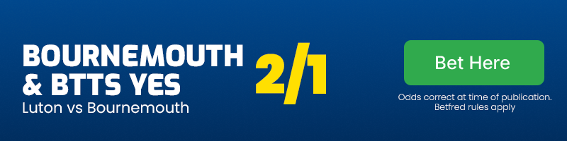 Bournemouth and both teams to score at 2/1