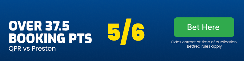 Over 37. 5 booking points at 5/6
