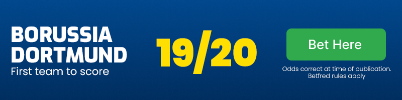 Borussia dortmund to score first at 19/20