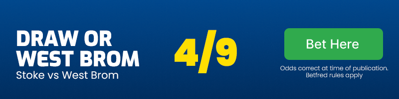 Draw or west brom at 4/9