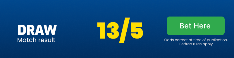 Draw at 13/5
