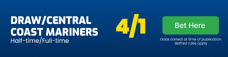 Half-time-full-time - draw-central coast mariners vs newcastle jets at 4-1