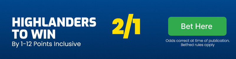 Highlanders to beat western force by 1-12 points inclusive at 2-1