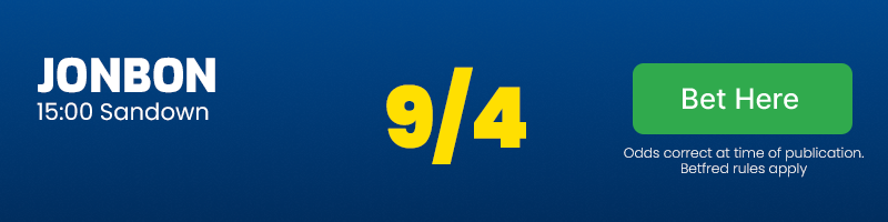Jonbon 15. 00 sandown