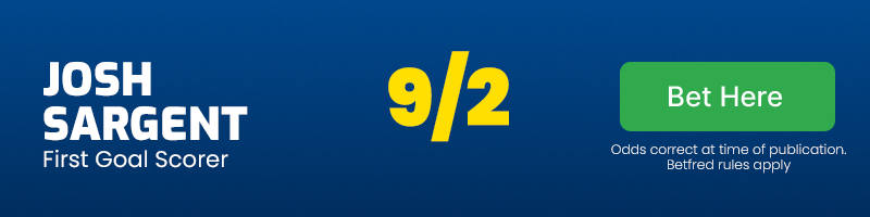 Josh sarget to score first in norwich vs swansea at 9-2